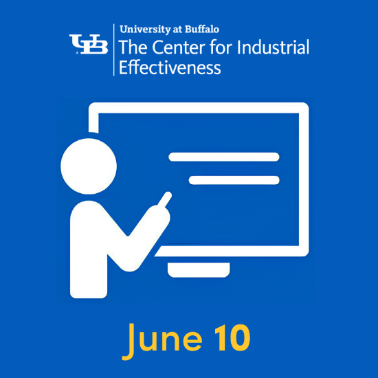 Icon instructor pointing to board with TCIE logo and date June 10th