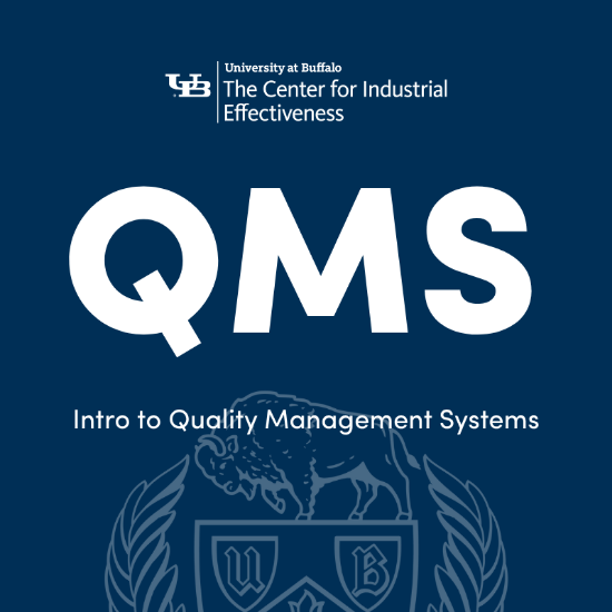 QMS letters, UB TCIE logo, UB Crest
